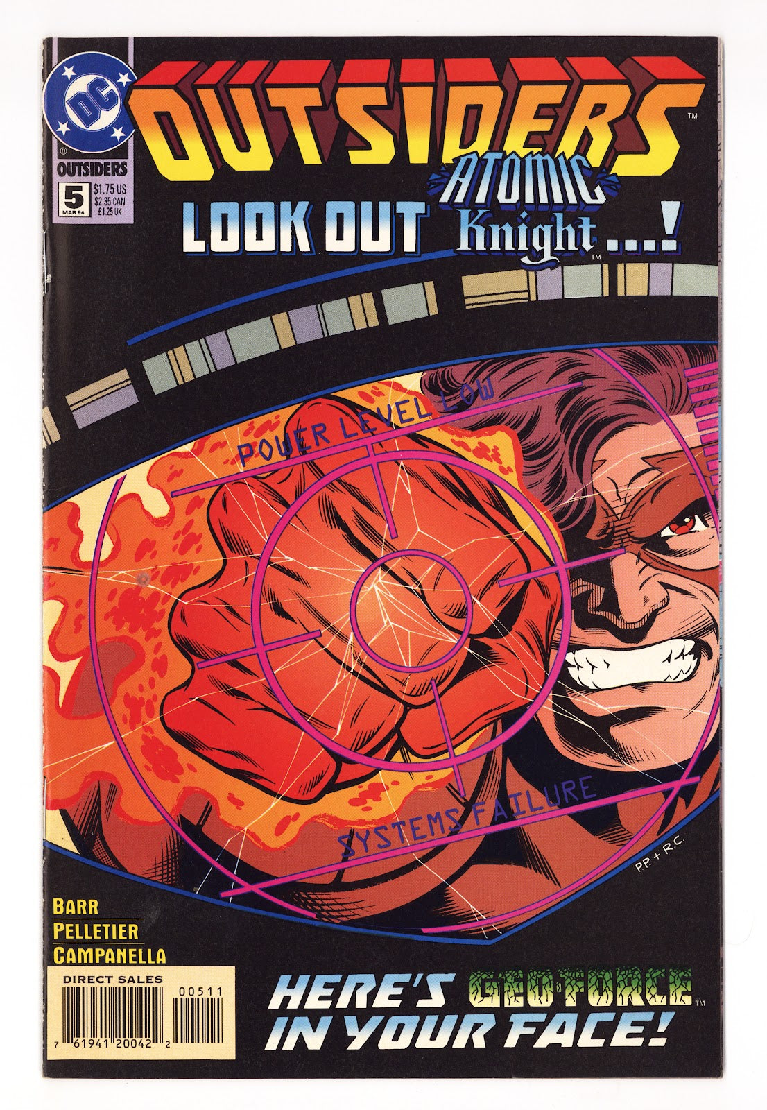 Outsiders Vol 2 5  Mid Grade   (1994)