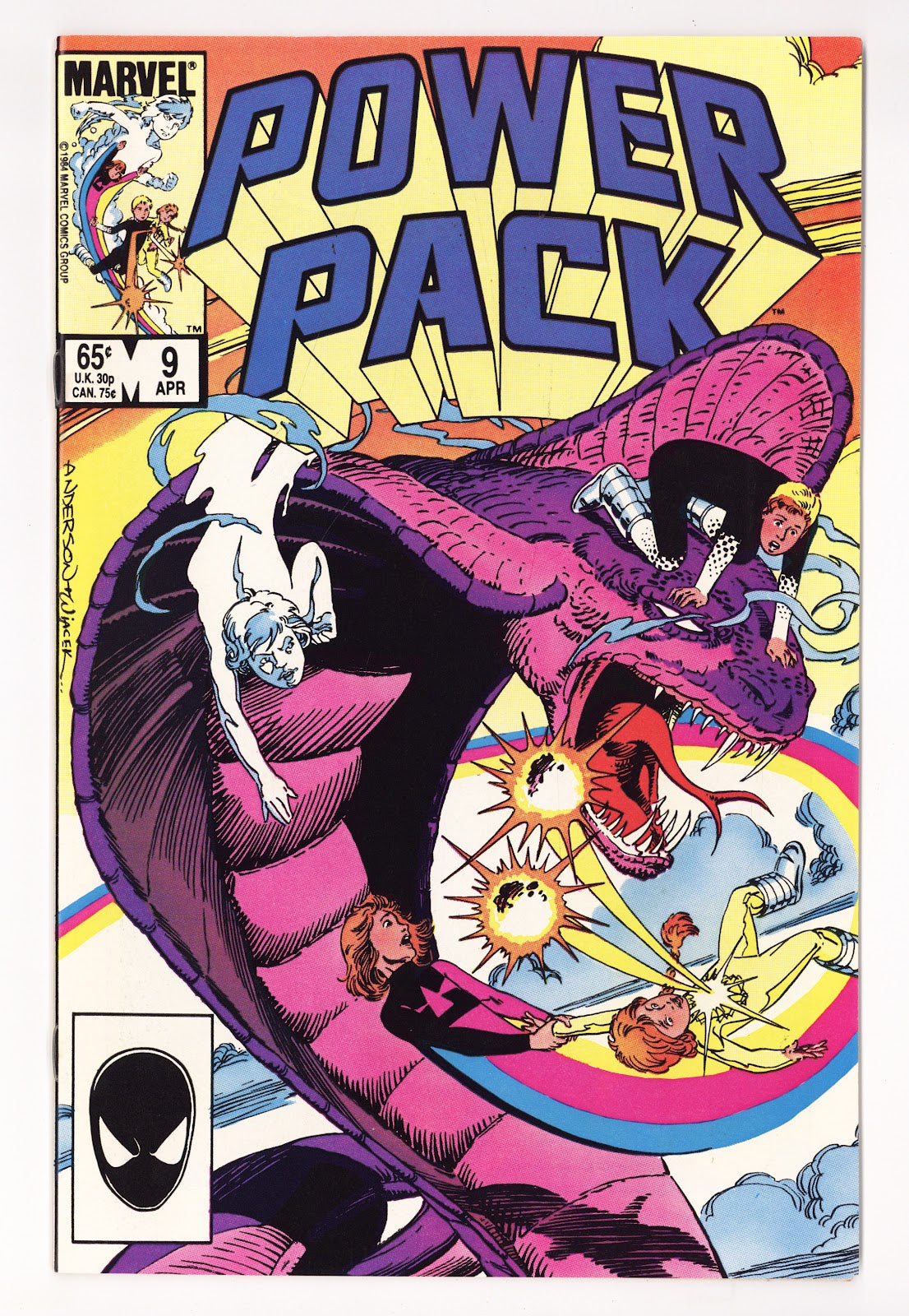 Power Pack Vol 1 9  High Grade   (1985)   Direct  