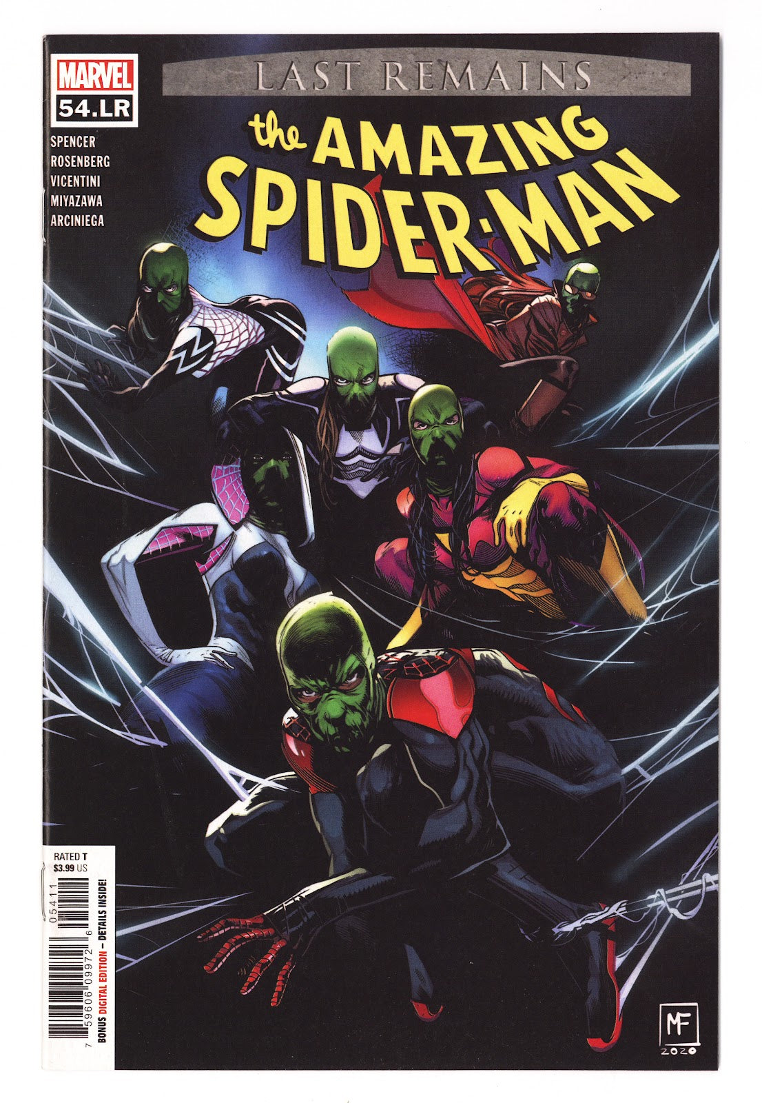 Amazing Spider-Man Vol 5 54.LR High Grade (2021) 