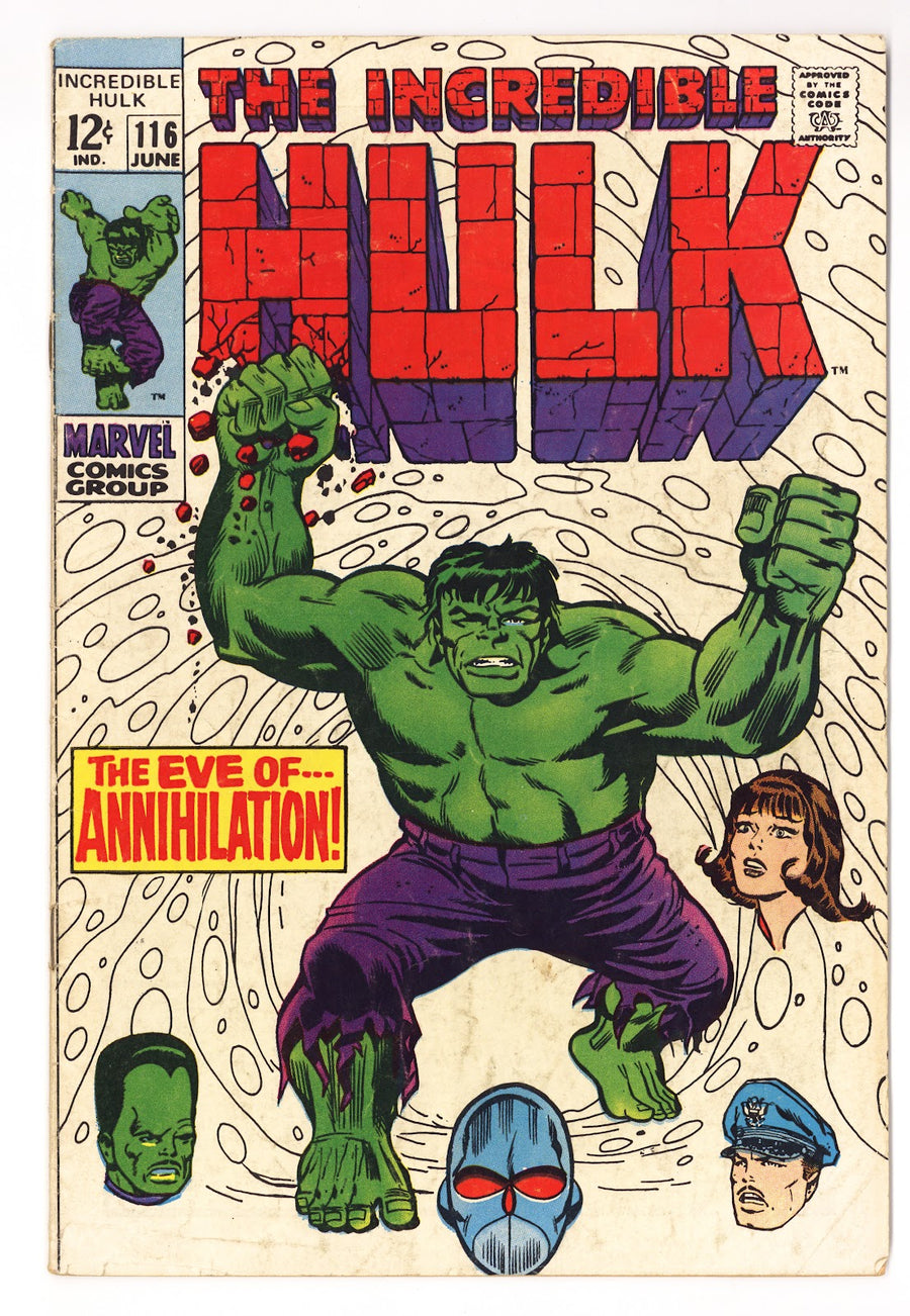 The Incredible Hulk Vol 1 116  VG (4.0)   (1969)     