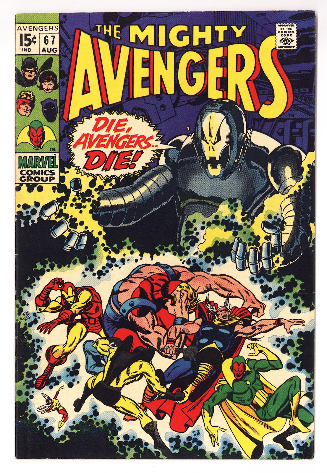 The Avengers Vol 1 67 VF- (7.5) (1969) 
