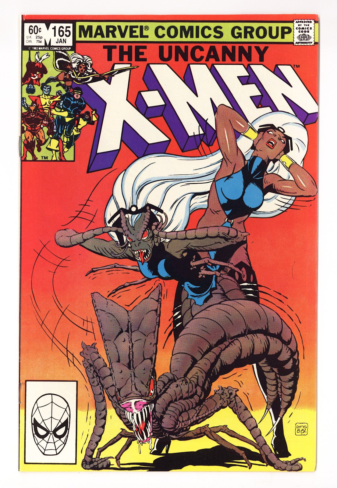 The Uncanny X-Men Vol 1 165  VF+ (8.5)   (1983)