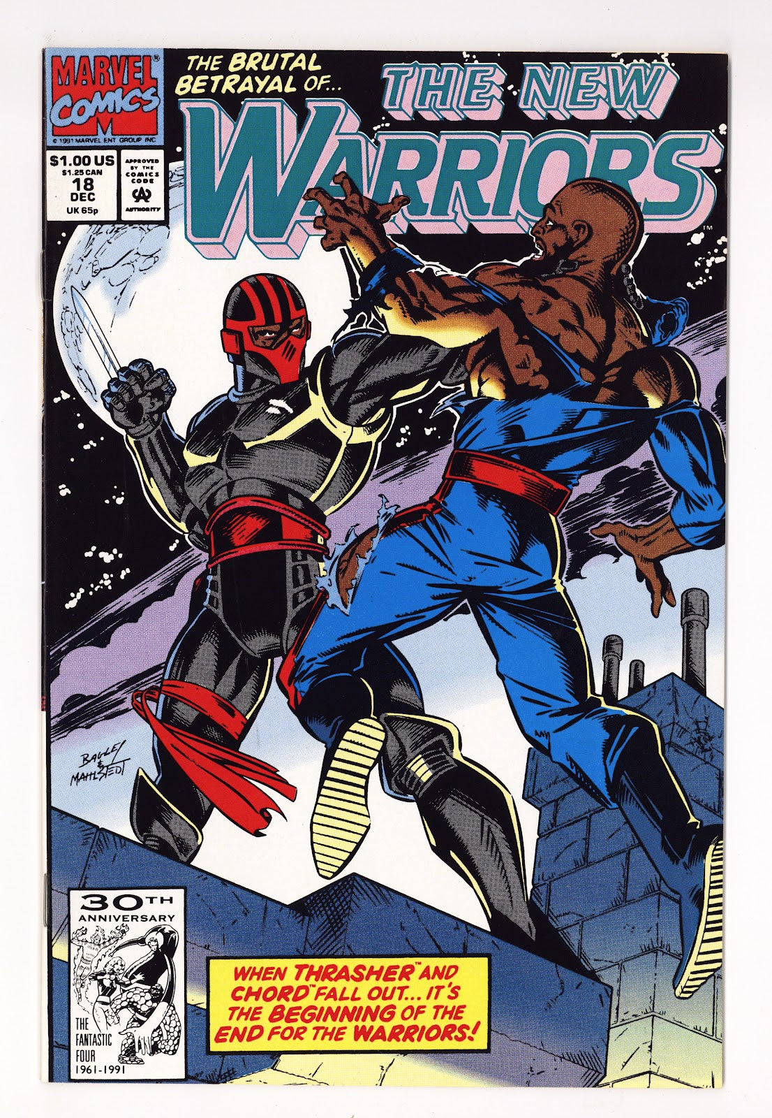 The New Warriors Vol 1 18 High Grade (1991) 