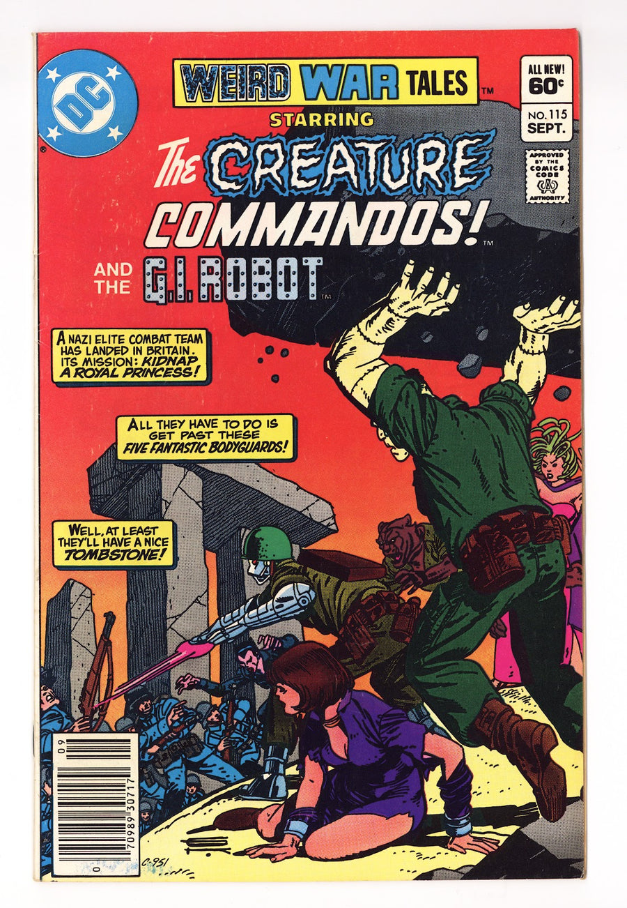 Weird War Tales Vol 12 115  Low Grade   (1982)   Newsstand  
