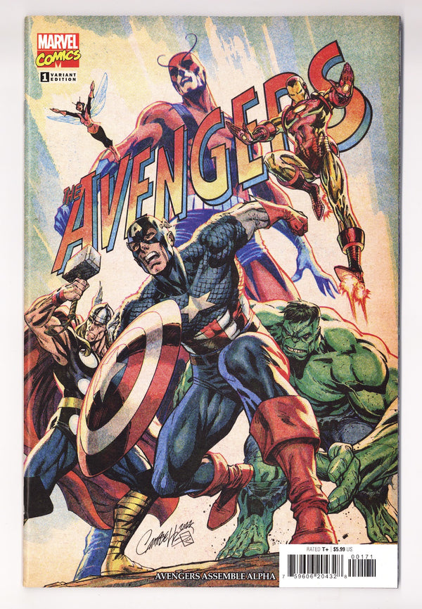 Avengers Assemble Alpha 1 VF/NM (9.0) (2023) Campbell Incentive Variant