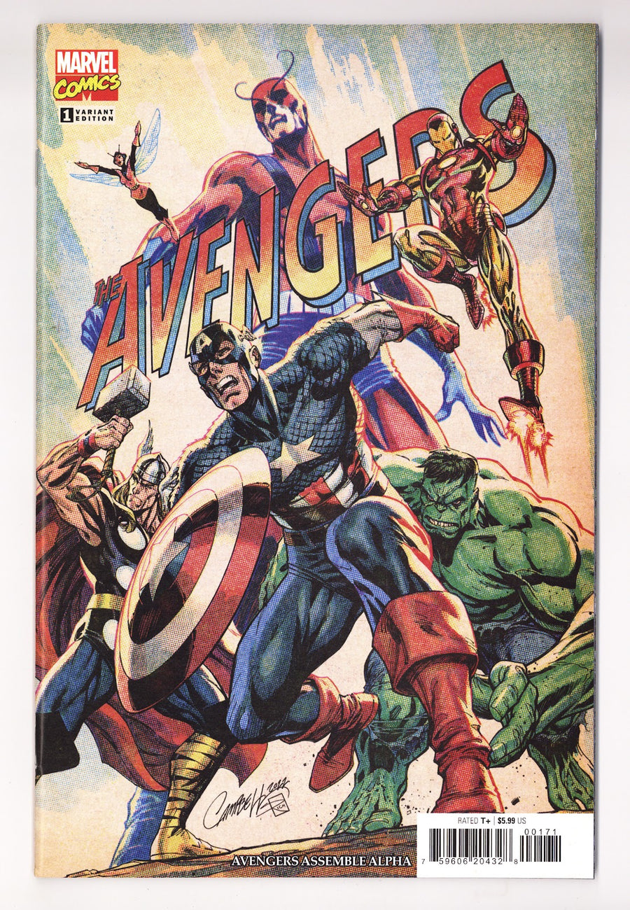 Avengers Assemble Alpha 1 VF/NM (9.0) (2023) Campbell Incentive Variant 