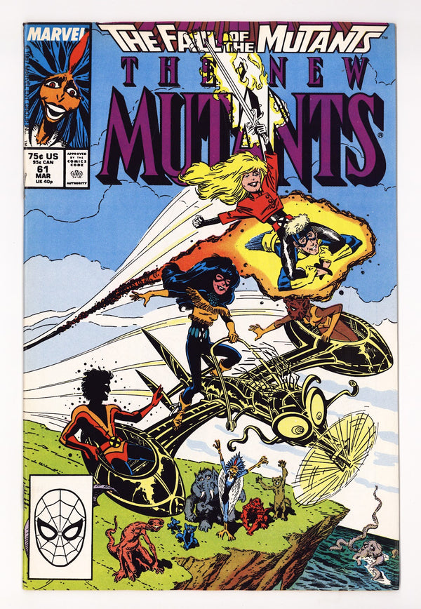 The New Mutants Vol 1 61 Mid Grade (1988) Direct