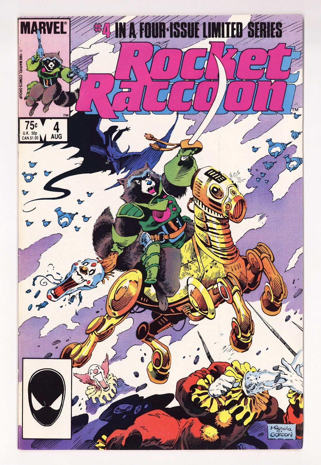 Rocket Raccoon Vol 1 4 FN+ (6.5) (1985) 