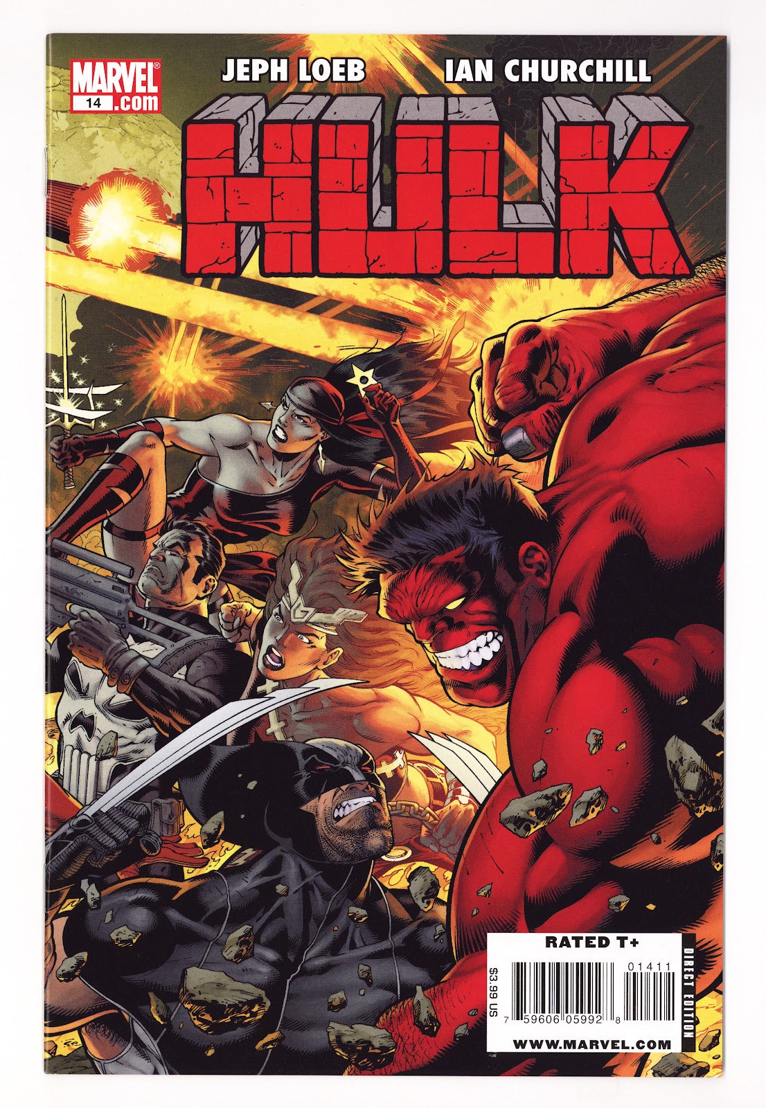 Hulk Vol 1 14  NM- (9.2)   (2009)     