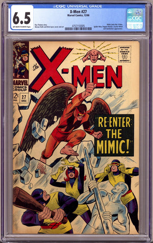 The X-Men Vol 1 27 CGC 6.5 (FN+) (1966)
