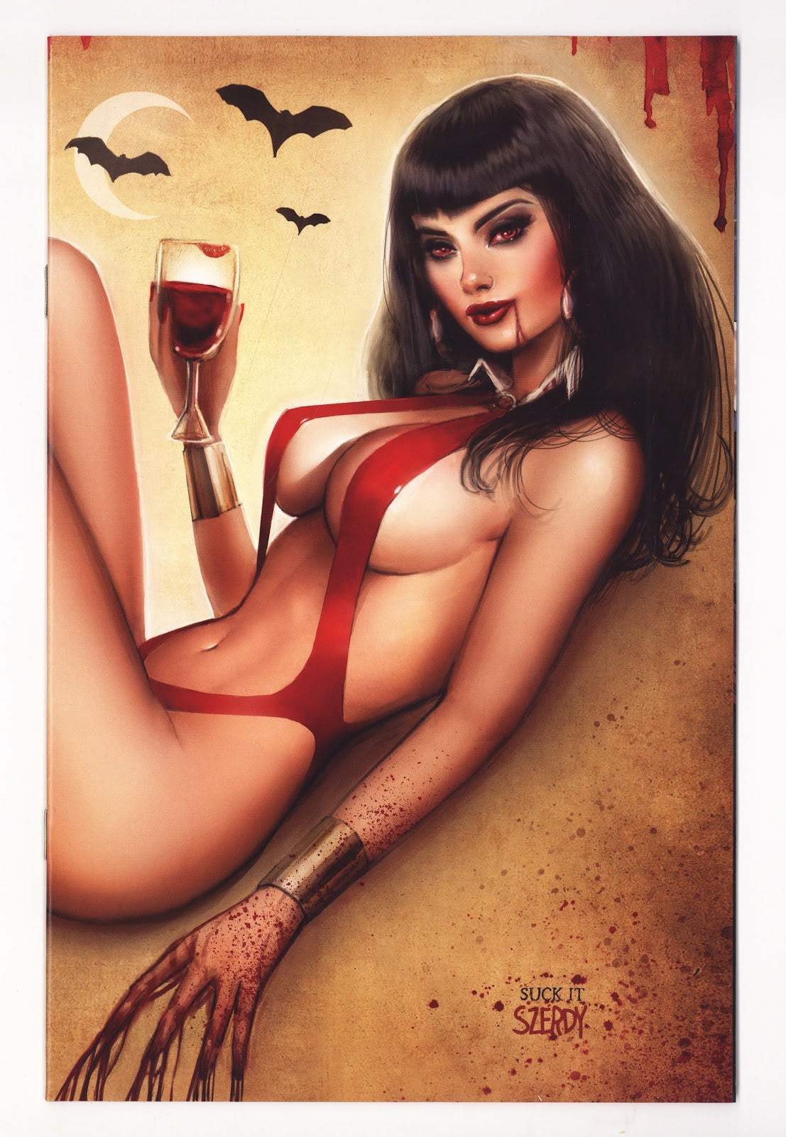Vampirella Dracula Unholy 1 NM- (9.2) (2021) Szerdy Virgin Exclusive Variant 