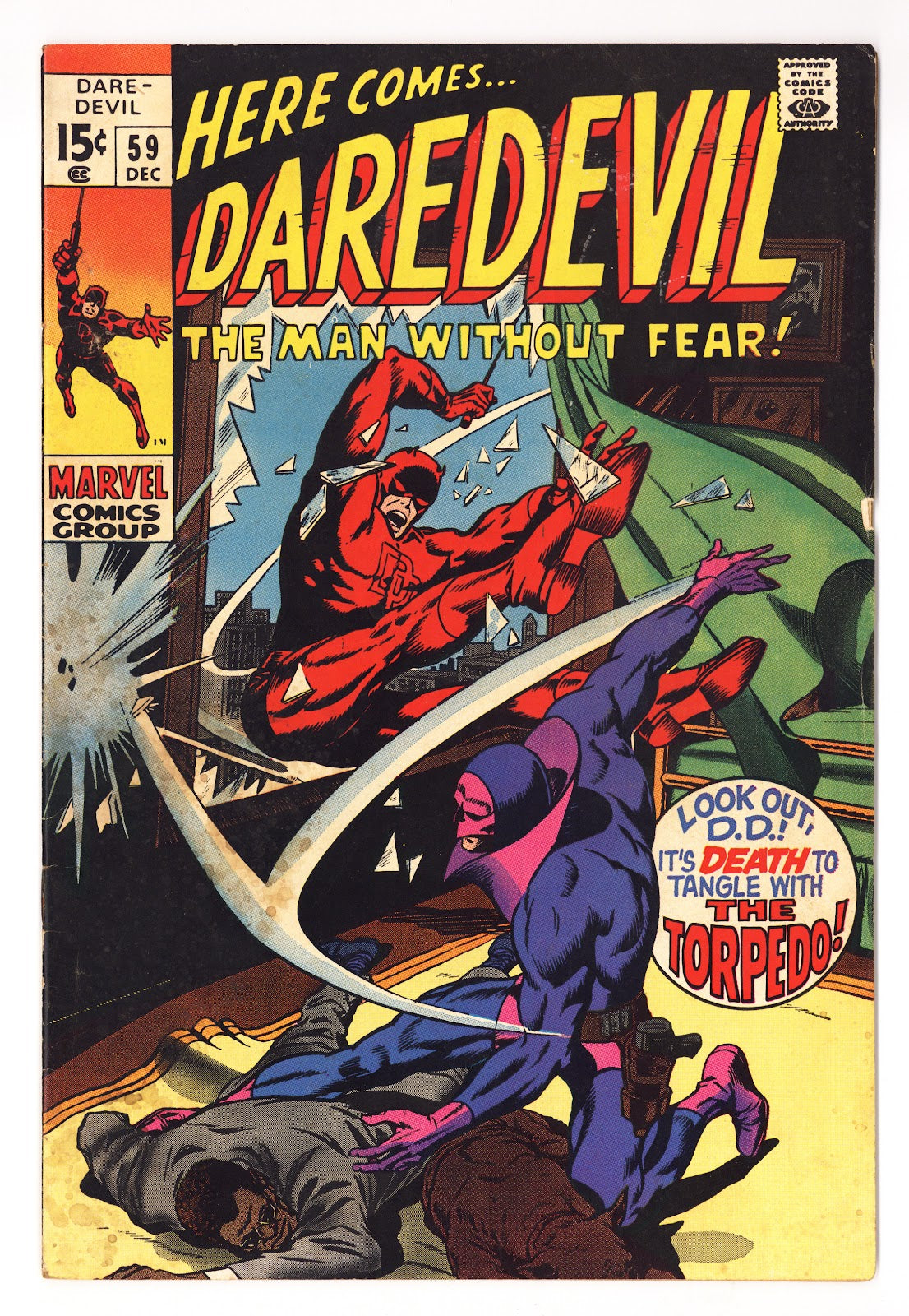 Daredevil Vol 1 59  VG+ (4.5)   (1969)
