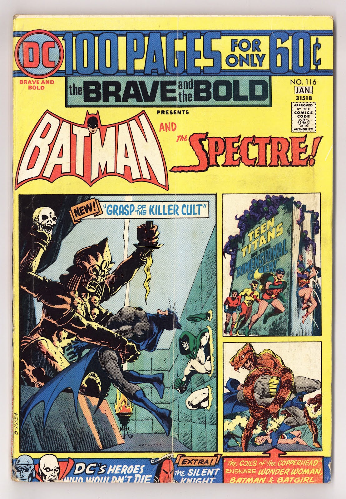 The Brave and the Bold Vol 1 116 Mid Grade (1974) 