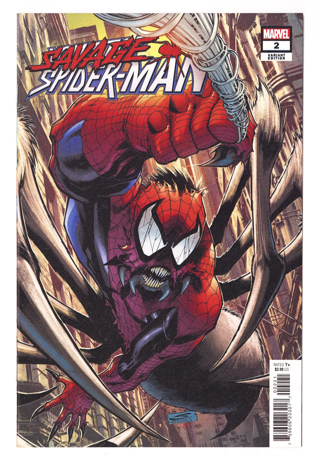 Savage Spider-Man 2 High Grade (2022) Sandoval Variant 