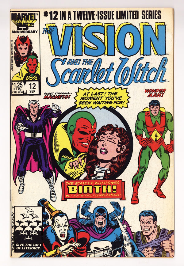 The Vision and the Scarlet Witch Vol 2 12  FN (6.0)   (1986)