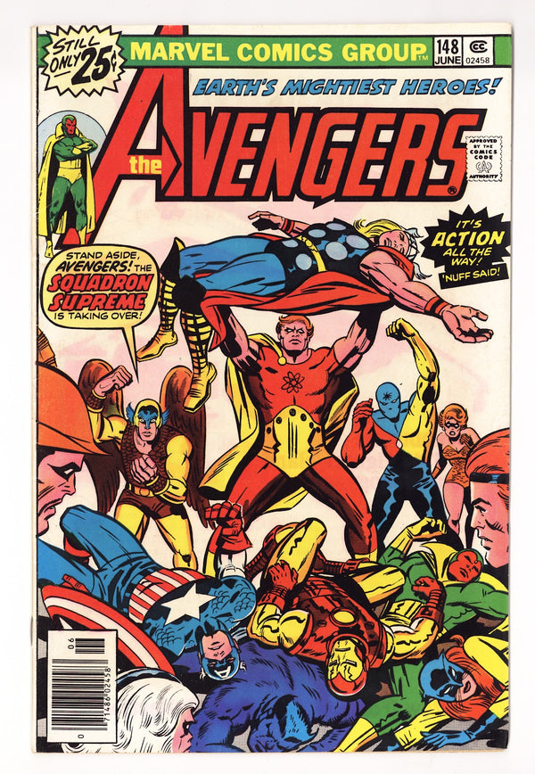 The Avengers Vol 1 148  FN+ (6.5)   (1976)   25¢