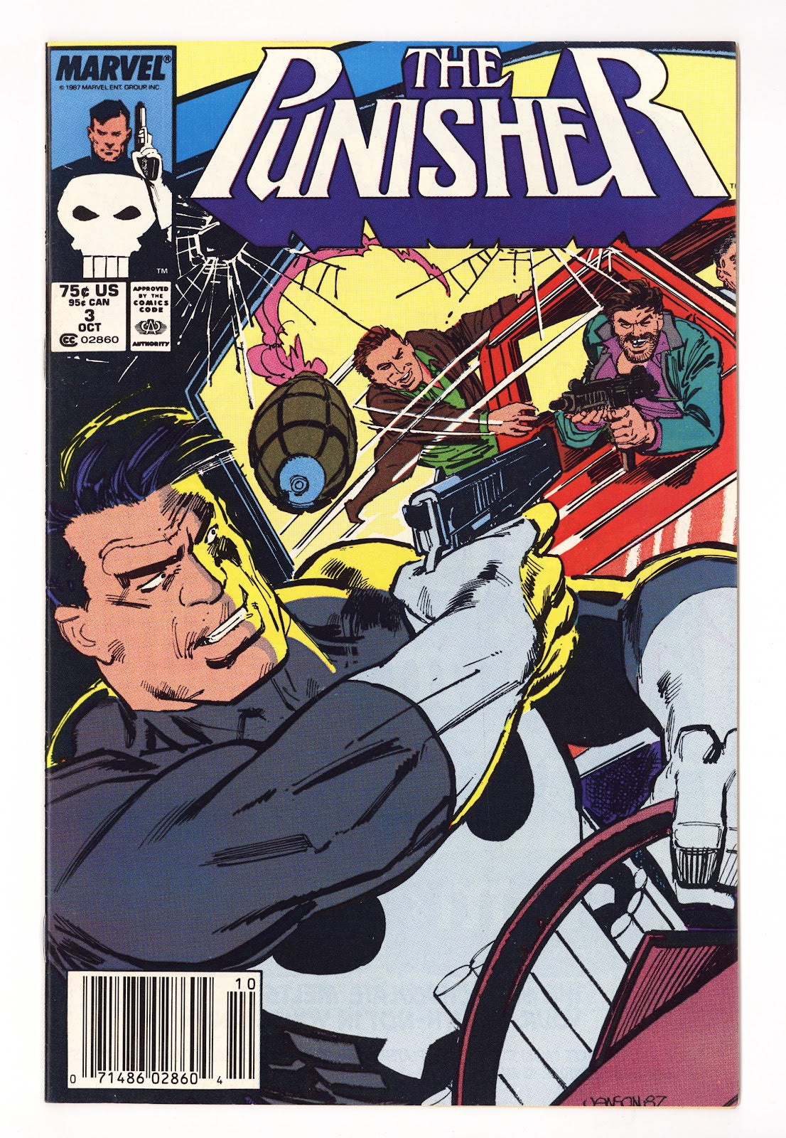 The Punisher Vol 2 3 High Grade (1987) Newsstand 