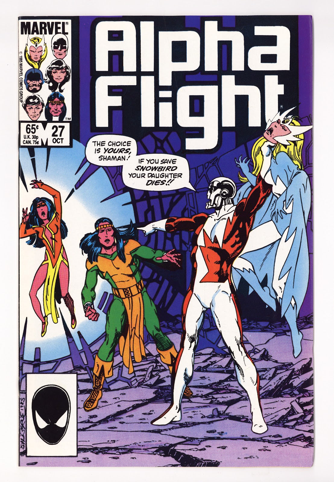 Alpha Flight Vol 1 27 High Grade (1985) Direct 