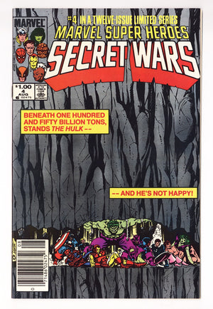 Marvel Super-Heroes Secret Wars Vol 1 4 VF/NM (9.0) (1984) Canadian Price Variant