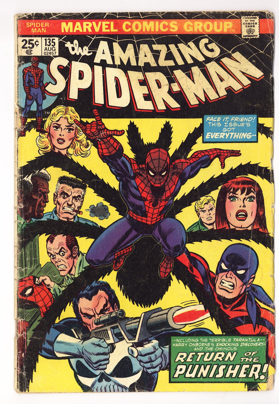 The Amazing Spider-Man Vol 1 135 GD (2.0) Cover Detached (1974)  