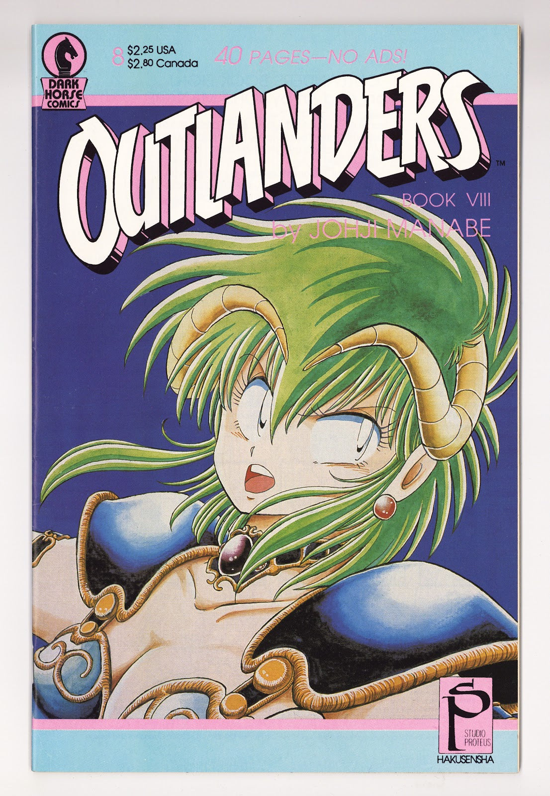 Outlanders   8  Mid Grade   (1989)