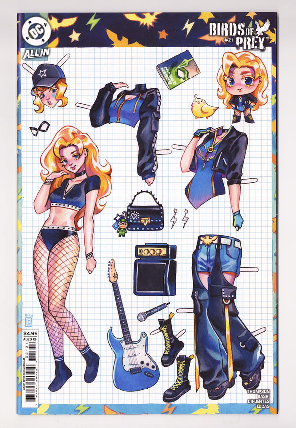 Birds of Prey Vol 5 21 High Grade (2025) Gonzales Cardstock Variant