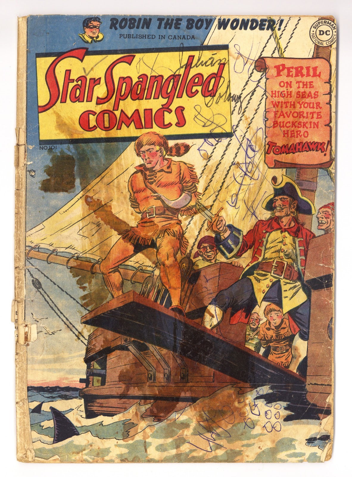 Star Spangled Comics Vol 1 101  PR (0.5)   (1950)   Canadian Edition