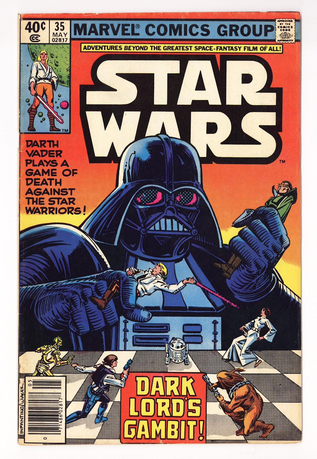 Star Wars Vol 1 35  Low Grade   (1980)   Newsstand  