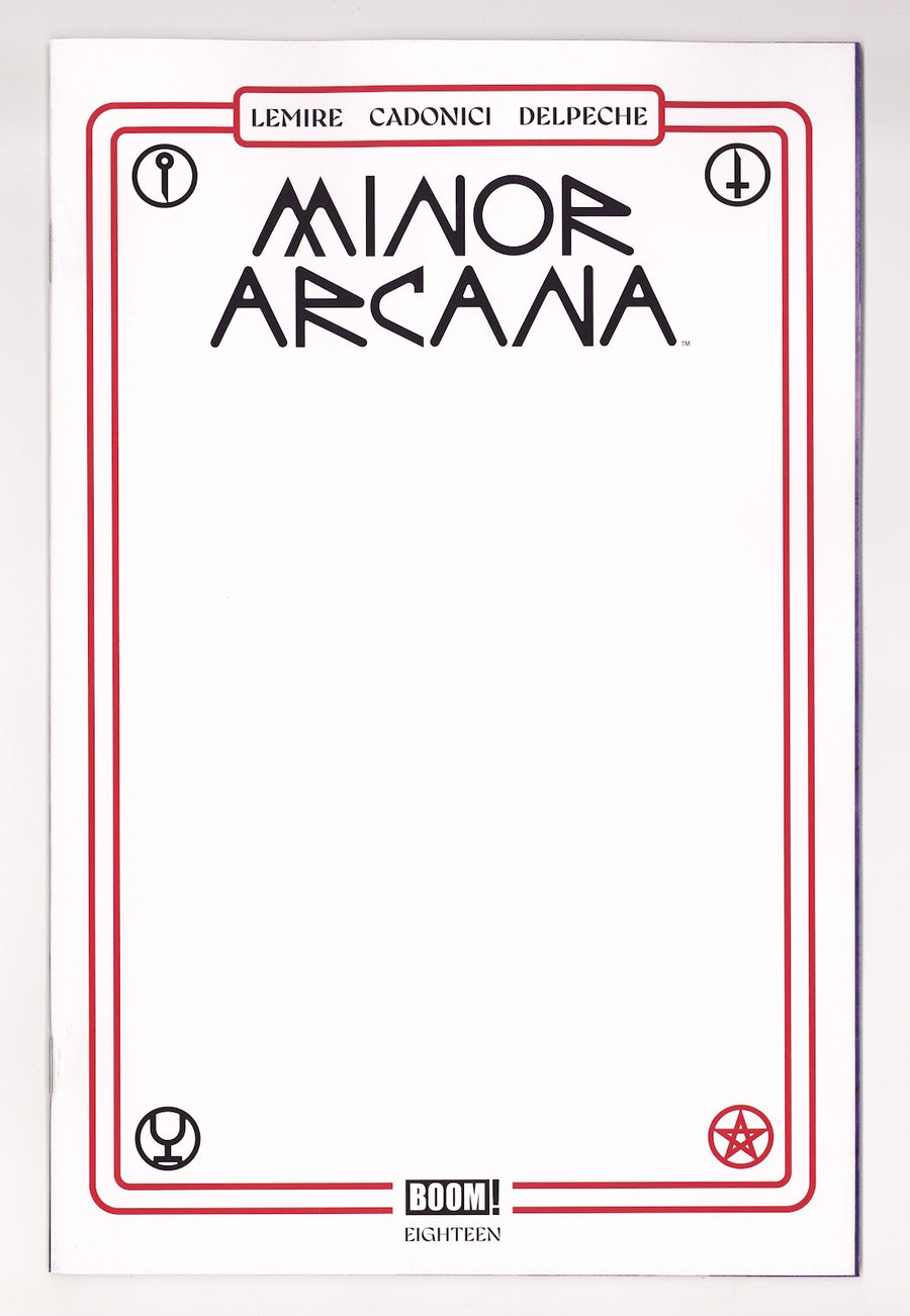 Minor Arcana 18 Sketch Blank Variant (2026)
