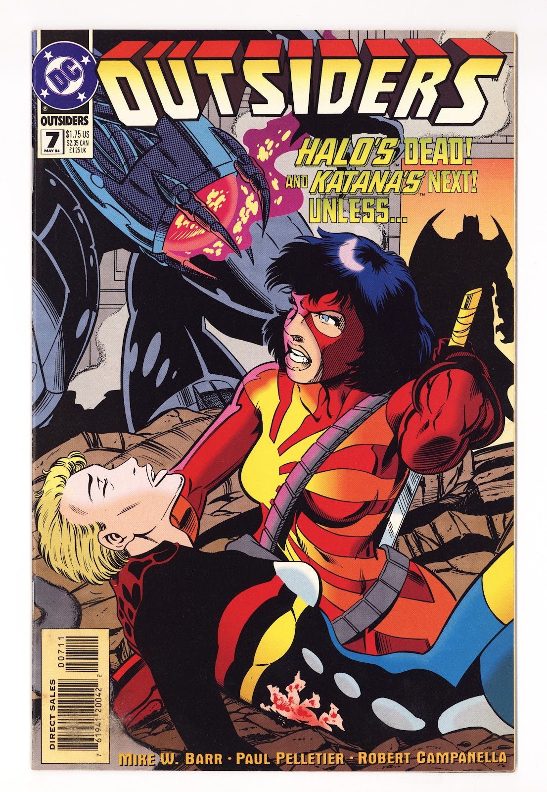 Outsiders Vol 2 7  Mid Grade   (1994)