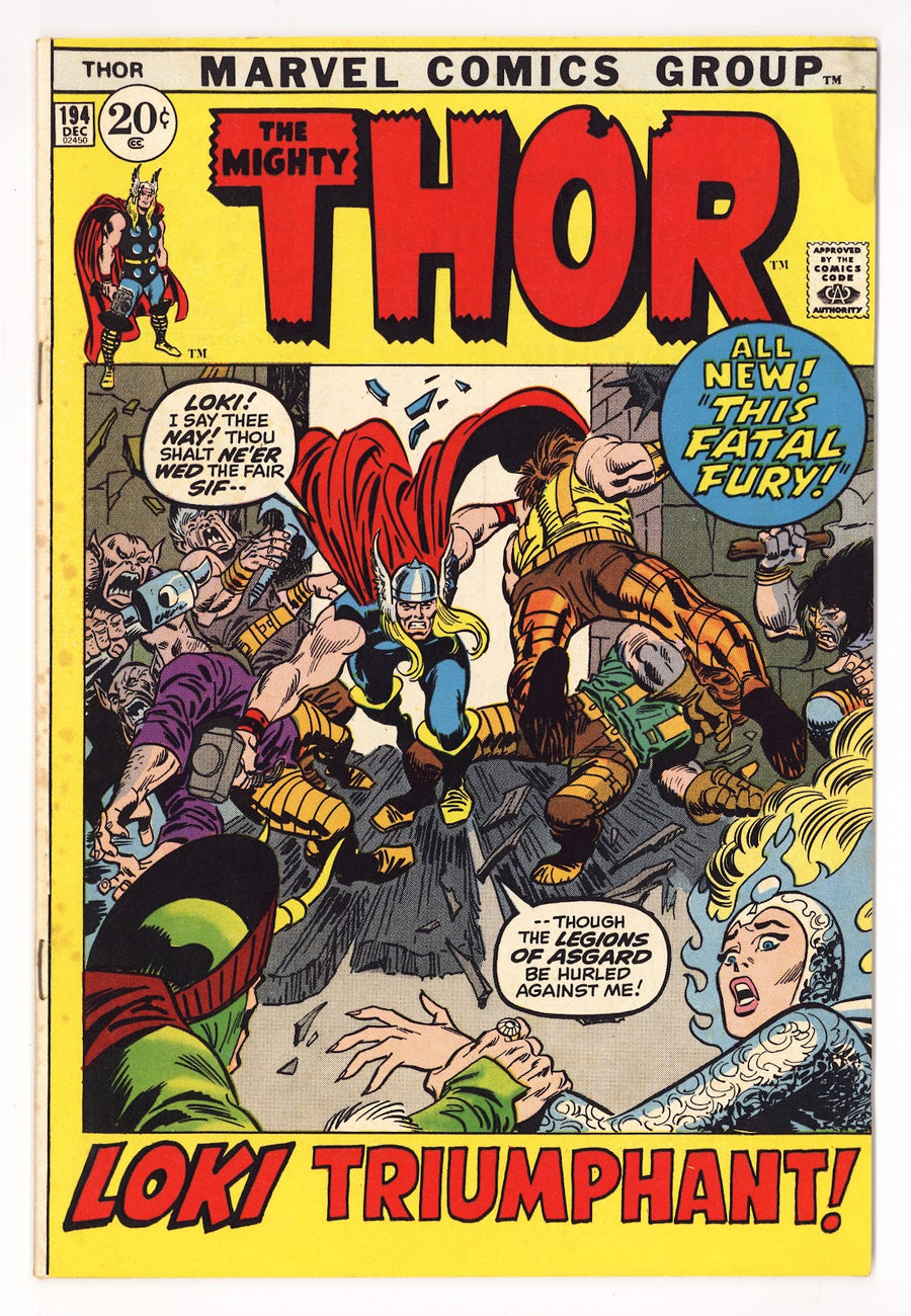 Thor Vol 1 194 FN- (5.5) (1971) 