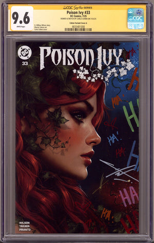 Poison Ivy Vol 1 33 CGC 9.6 (NM+) (2025) Cohen Exclusive Variant Signed / Remarked x1 Cover Carla Cohen