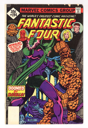 Fantastic Four Vol 1 194 Very Low Grade (1978) Whitman