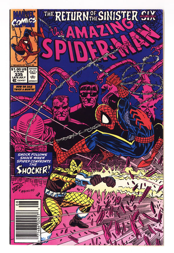 The Amazing Spider-Man Vol 1 335 Mid Grade (1990) Newsstand
