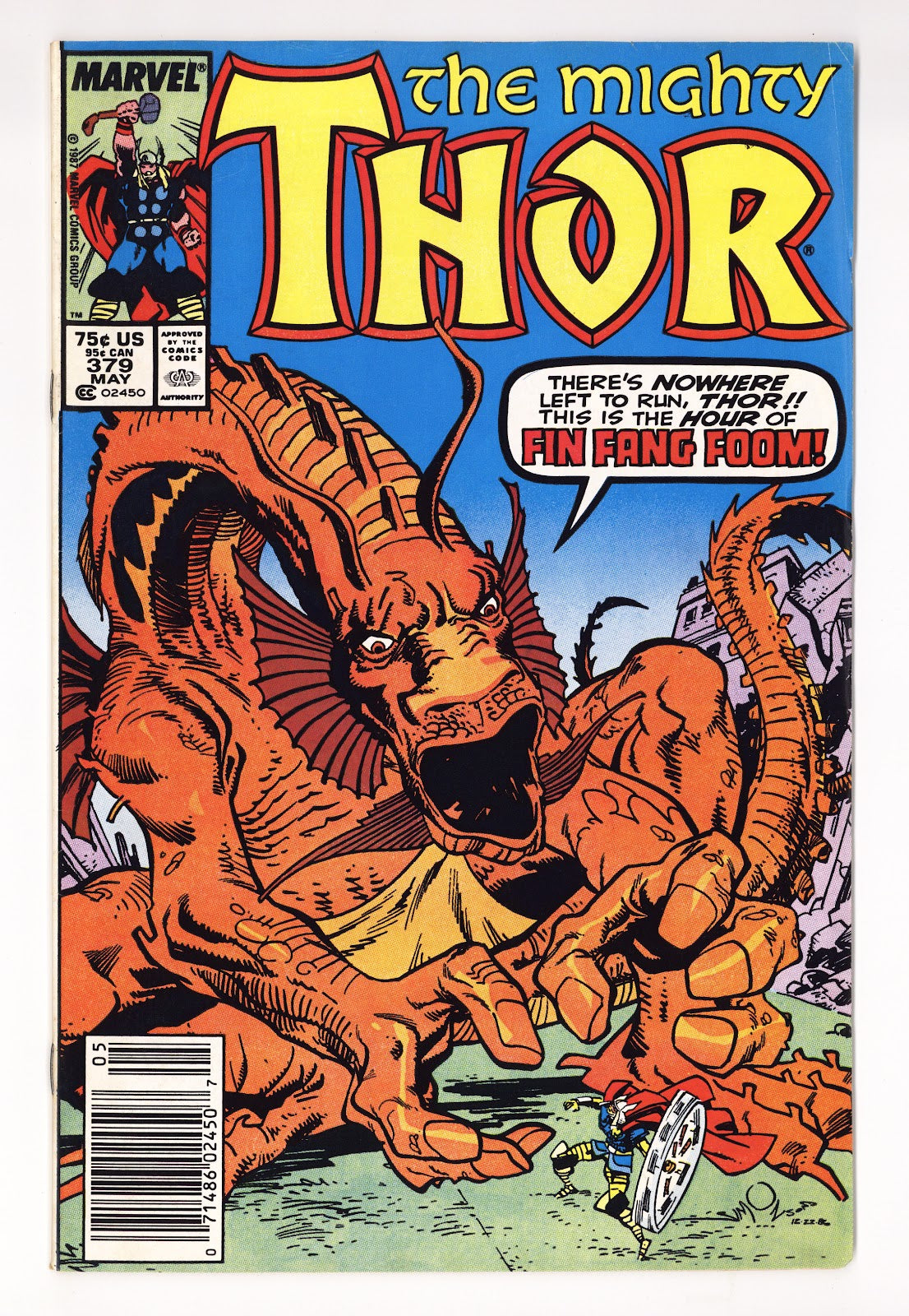 Thor Vol 1 379  Mid Grade   (1987)   Newsstand