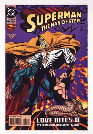 Superman: The Man of Steel   42  High Grade   (1995)   Direct Sales