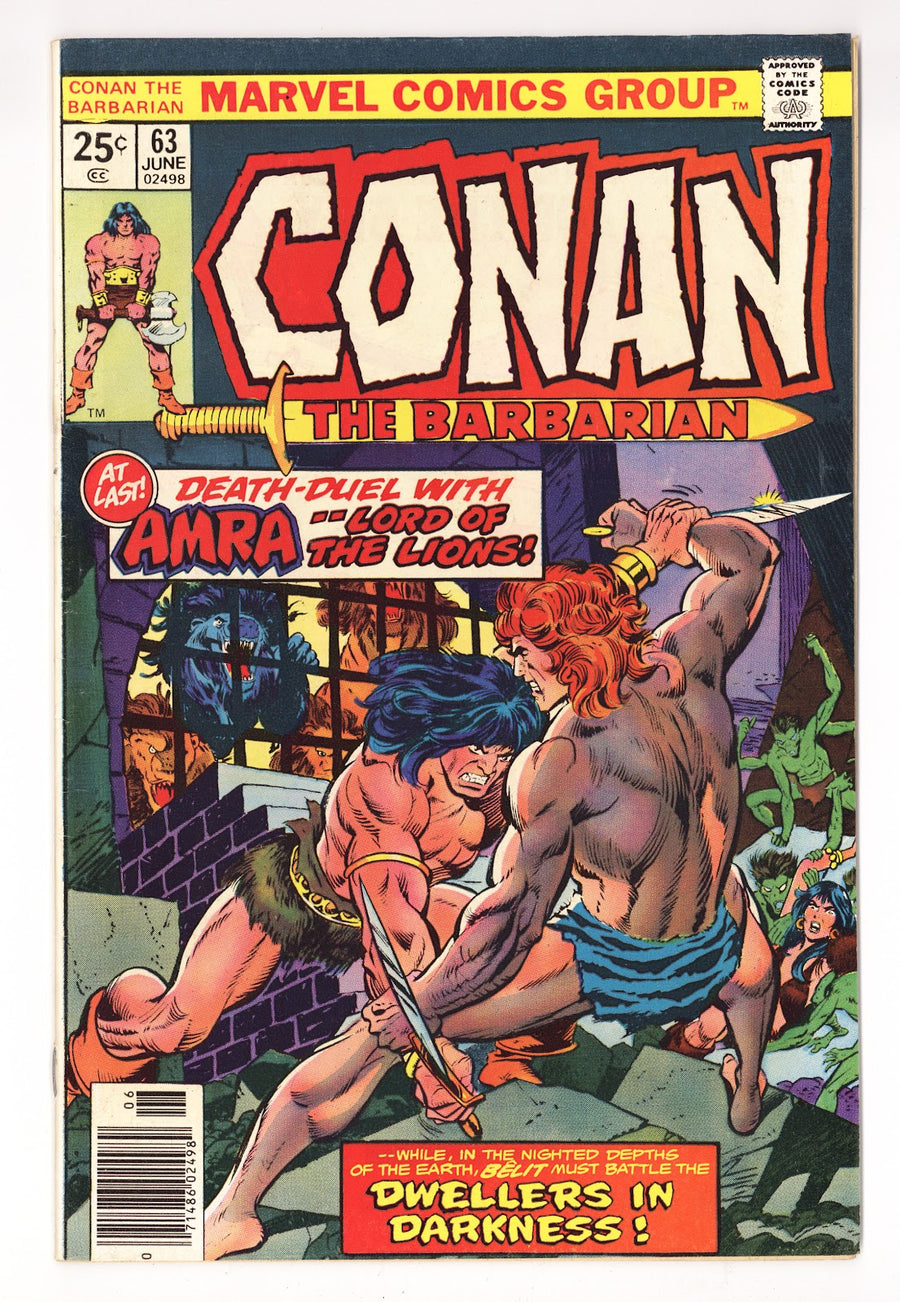 Conan the Barbarian Vol 1 63  Low Grade   (1976)