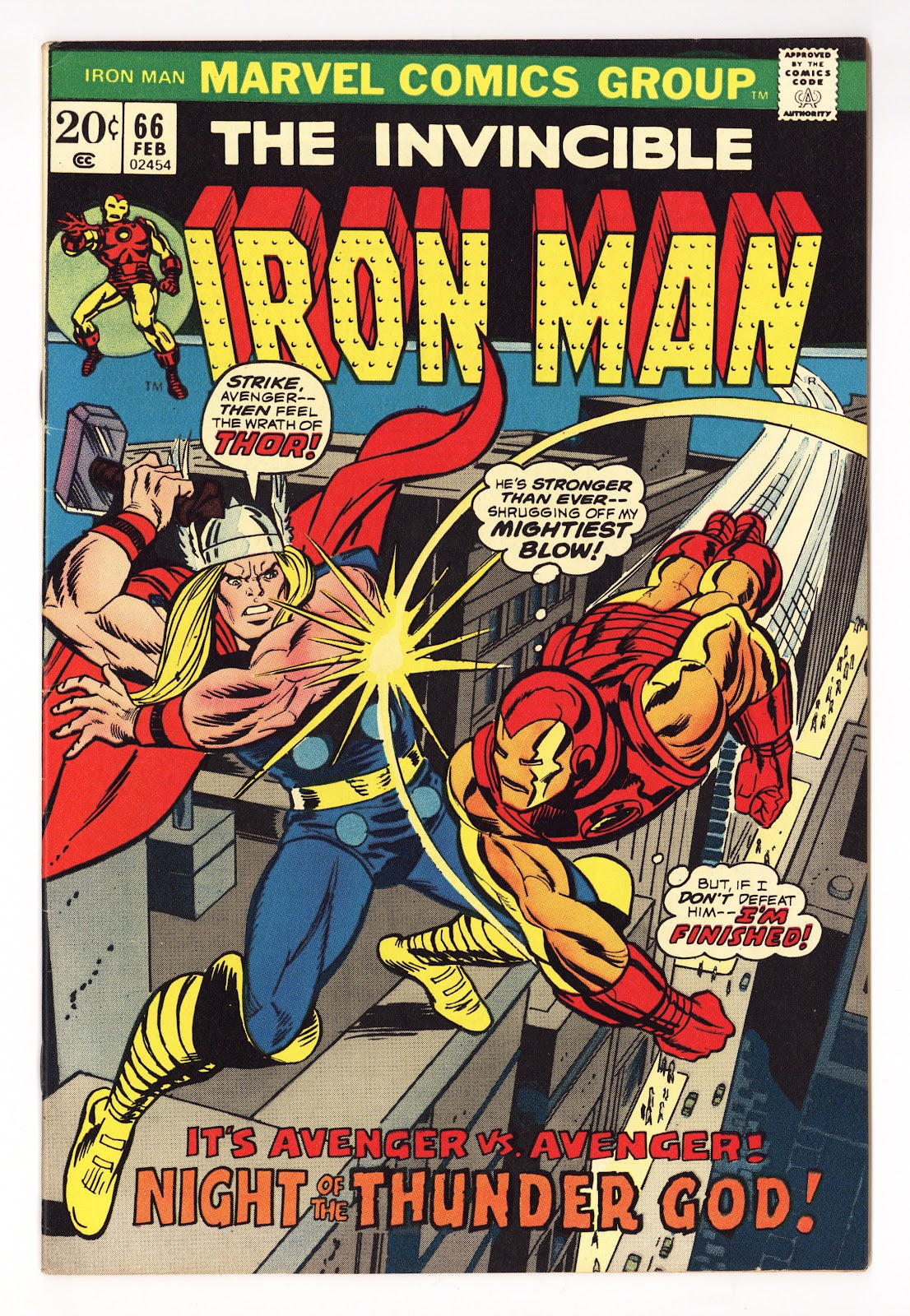 Iron Man Vol 1 66  FN (6.0)   (1974)     