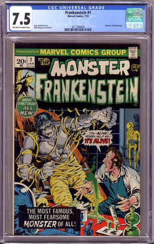 Frankenstein 1 CGC 7.5 (VF-) (1973)