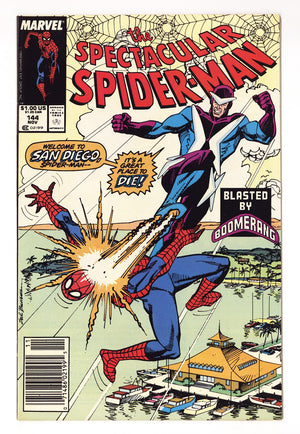 The Spectacular Spider-Man Vol 1 144  High Grade   (1988)   Newsstand