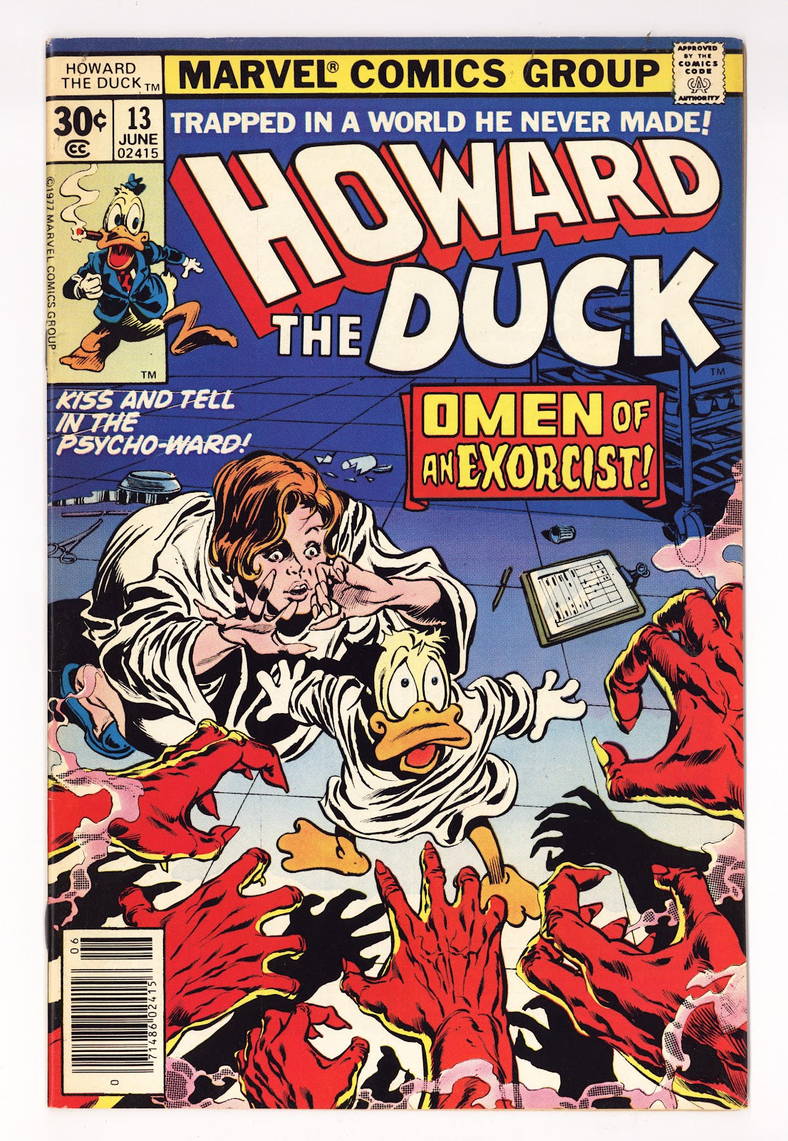 Howard the Duck Vol 1 13  FN/VF (7.0)   (1977)   30¢  