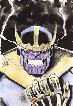 Original Jeff Lemire Thanos Comisson   [nn]     (2016)