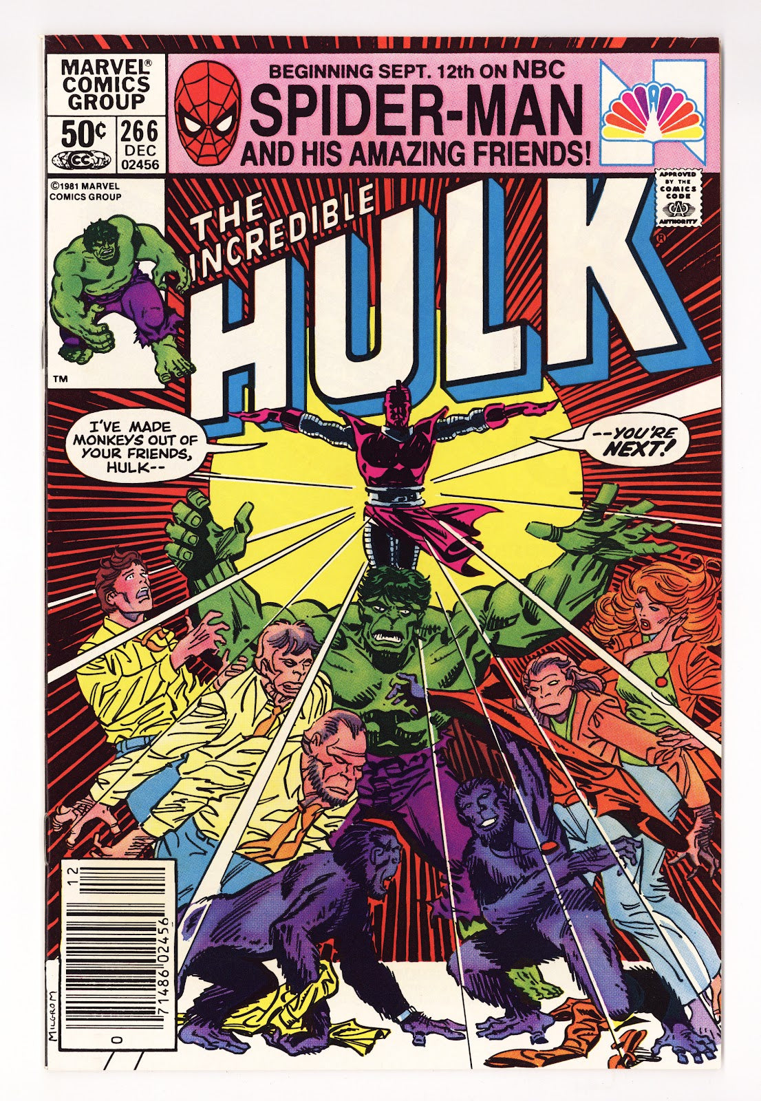 The Incredible Hulk Vol 1 266  Mid Grade   (1981)   Newsstand  