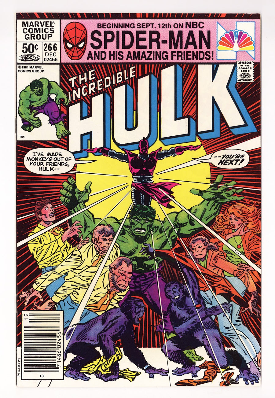 The Incredible Hulk Vol 1 266  Mid Grade   (1981)   Newsstand  