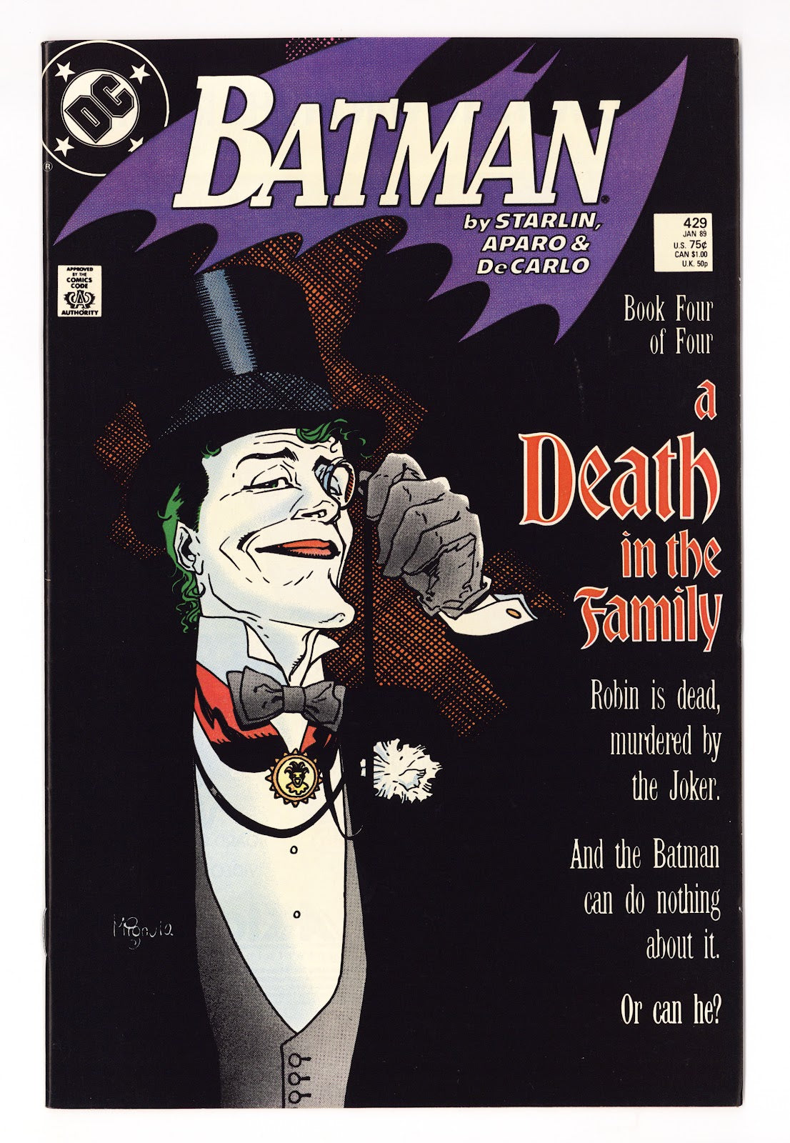 Batman Vol 1 429  NM- (9.2)   (1989)     