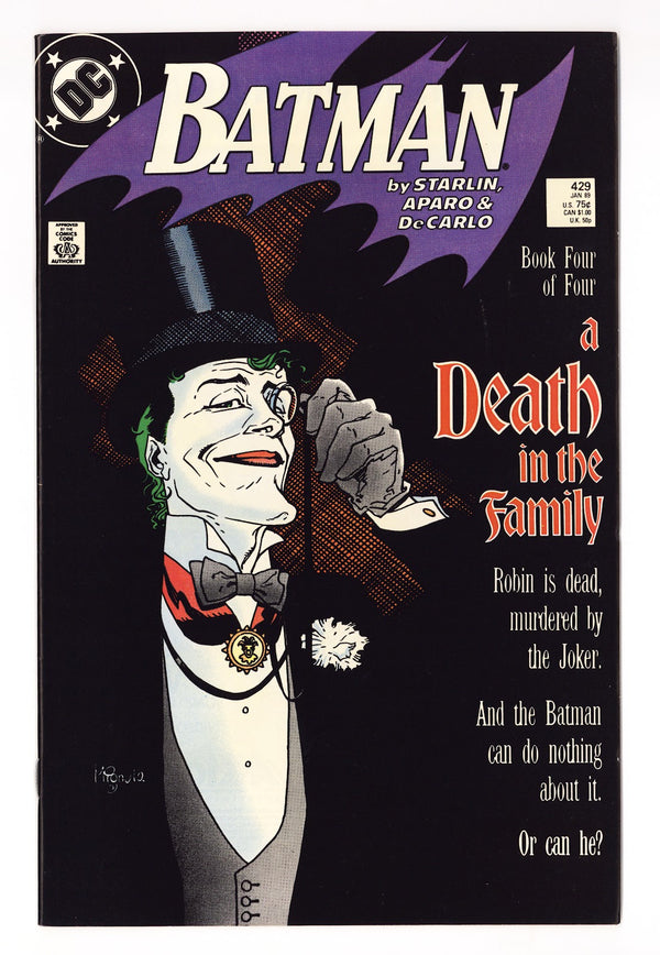Batman Vol 1 429  NM- (9.2)   (1989)
