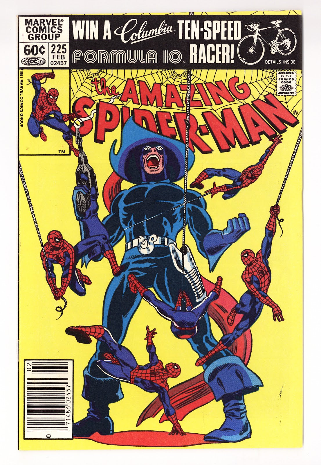 The Amazing Spider-Man Vol 1 225  VF+ (8.5)   (1982)   Newsstand