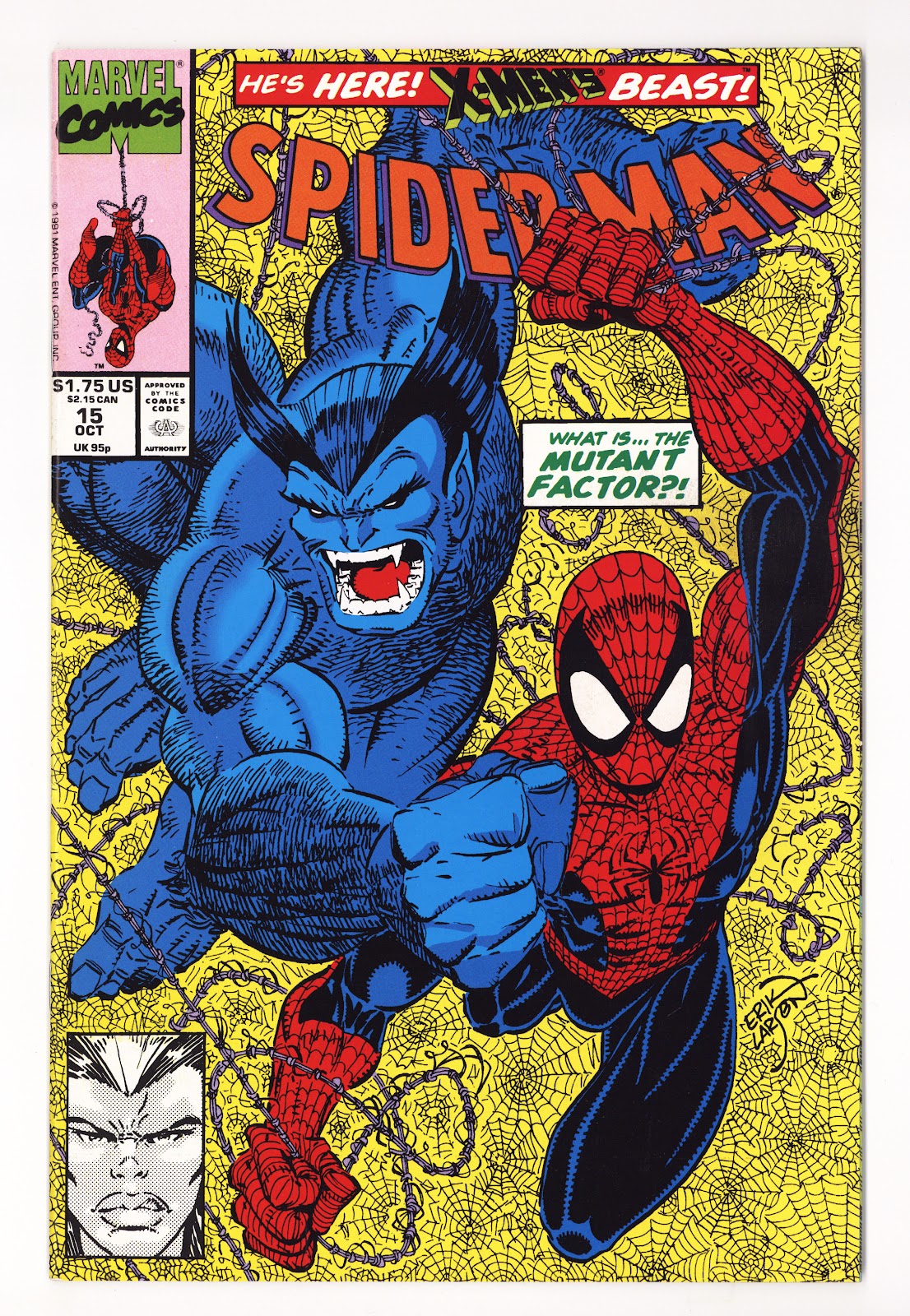 Spider-Man Vol 1 15  High Grade   (1991)   Direct  