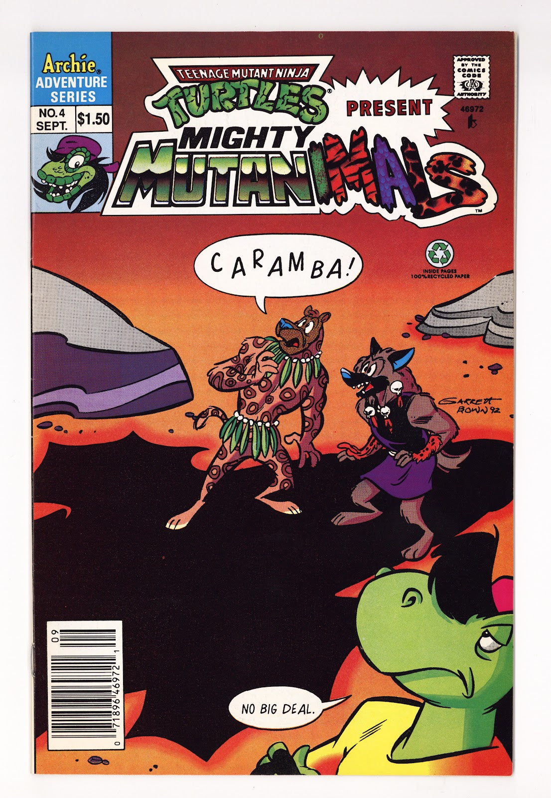 Mighty Mutanimals   4  VF (8.0)   (1992)   Canadian  