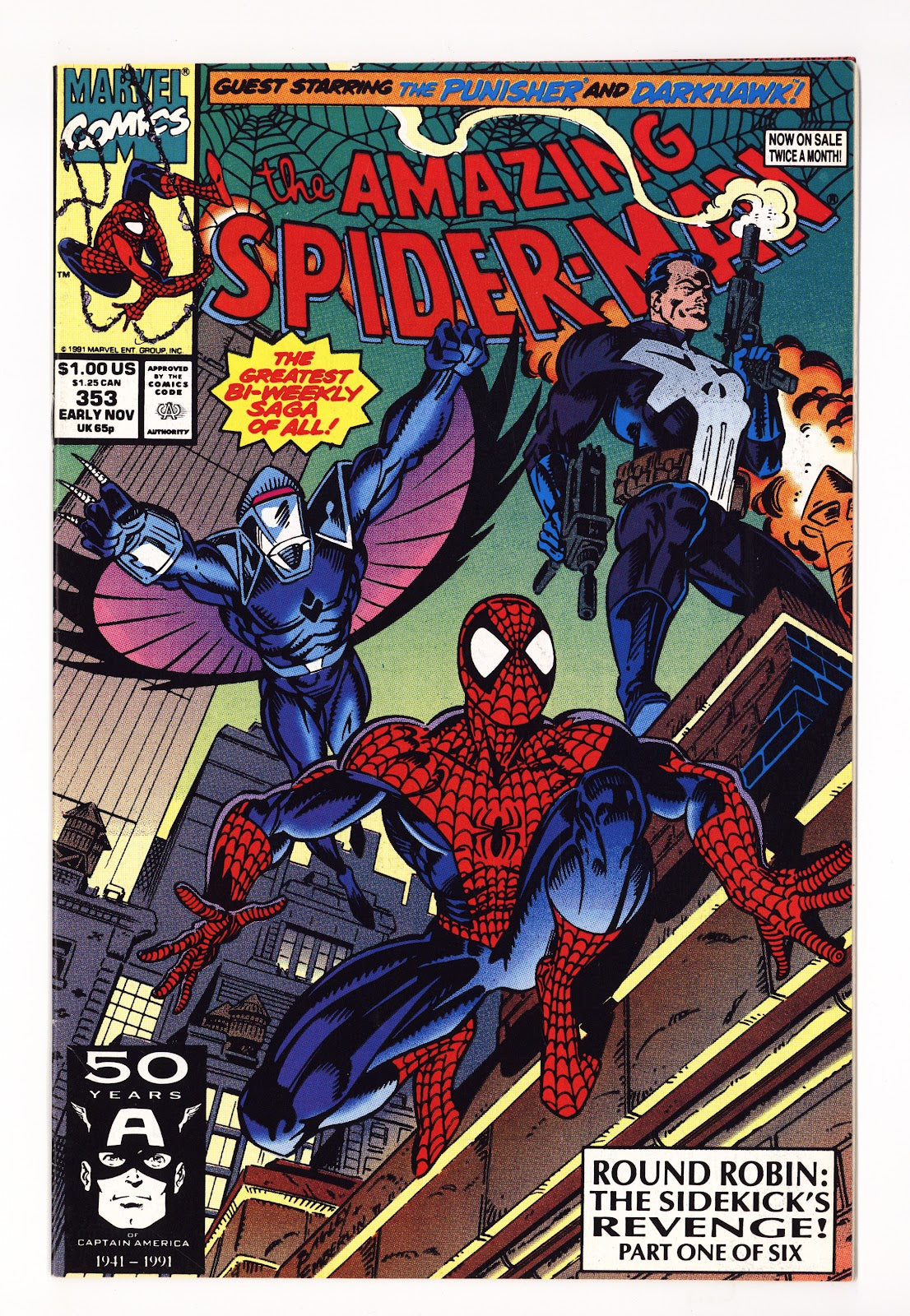The Amazing Spider-Man Vol 1 353  Mid Grade   (1991)   Direct  